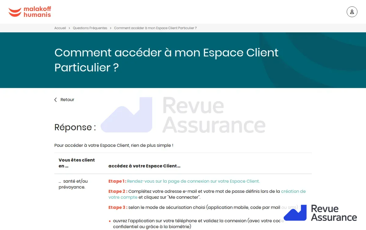 Capture : Comment accéder à mon Espace Client Particulier ?